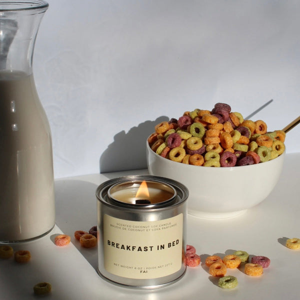 Breakfast in Bed Candle